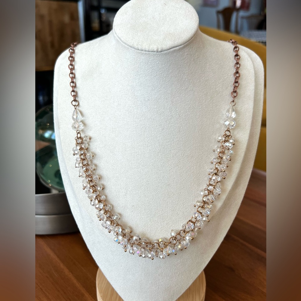Artisan Crystal Beaded Necklace